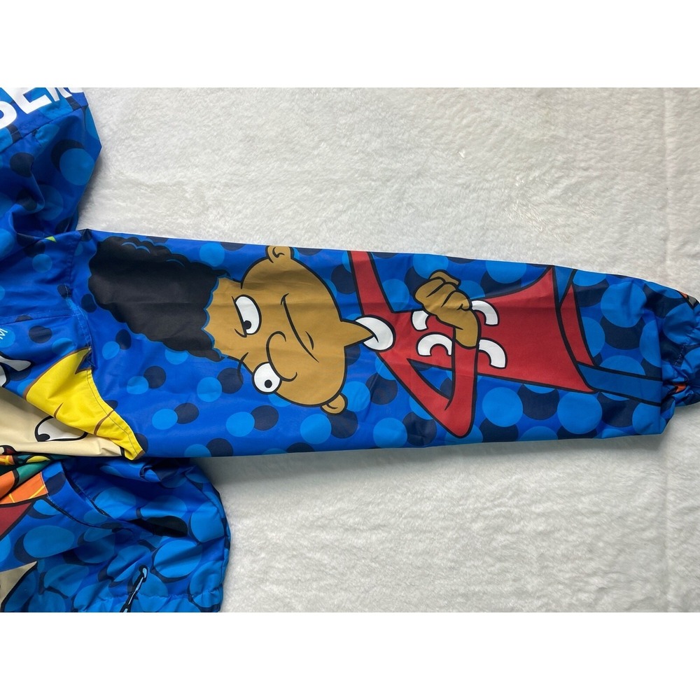 Members Only x Nickelodeon Windbreaker Jacket Mens XL Blue Rugrats HeyArnold NEW - Picture 4 of 8